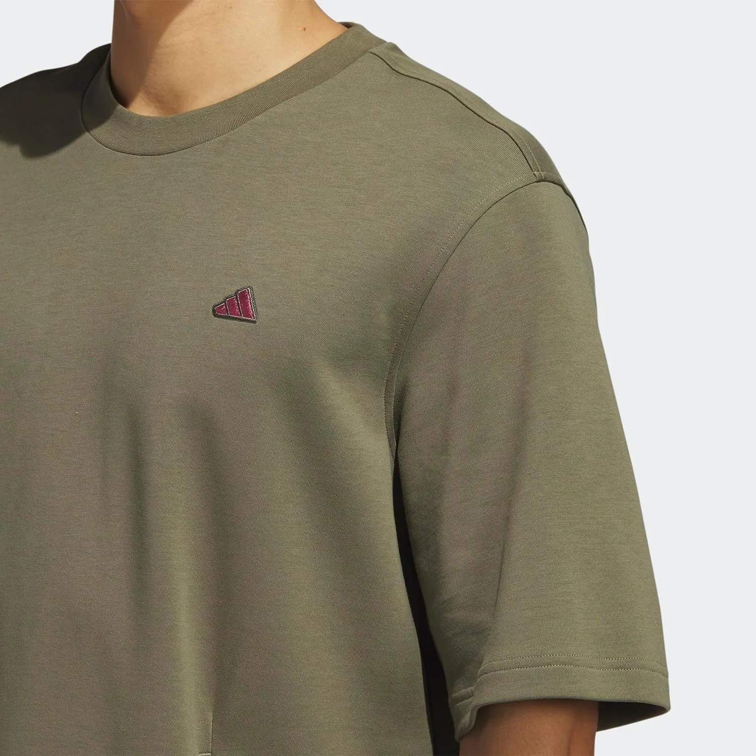 adidas Men's Go-to Short Sleeve Sweatshirt Golf T-Shirt