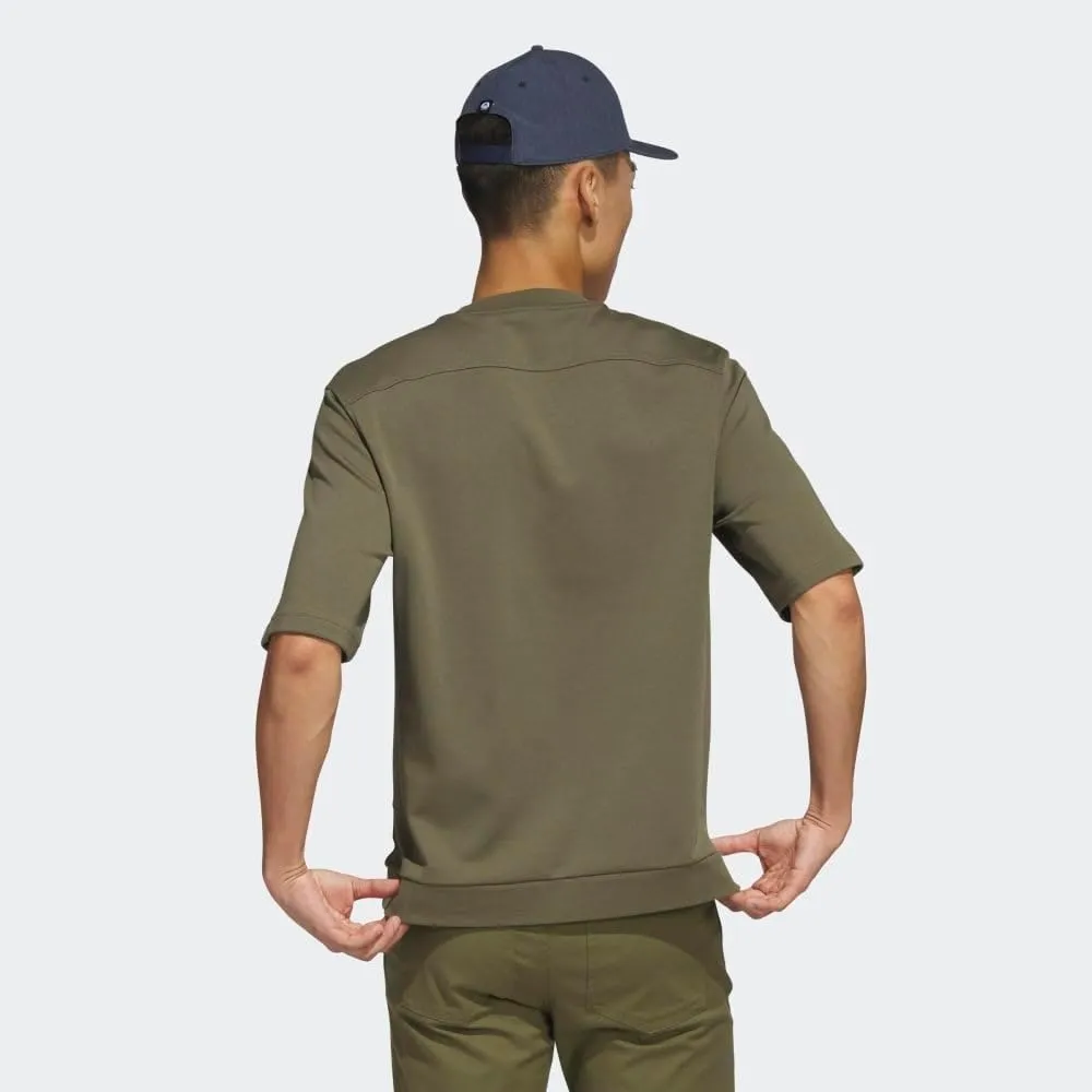 adidas Men's Go-to Short Sleeve Sweatshirt Golf T-Shirt