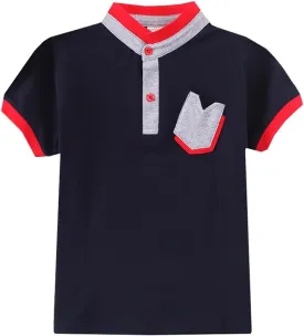 Boys' Short Sleeve Polo Shirt Cool Uniform Pique Polo Shirts for boy