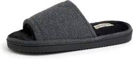 Dearfoams Women's Demi Rib Knit Slide Slipper