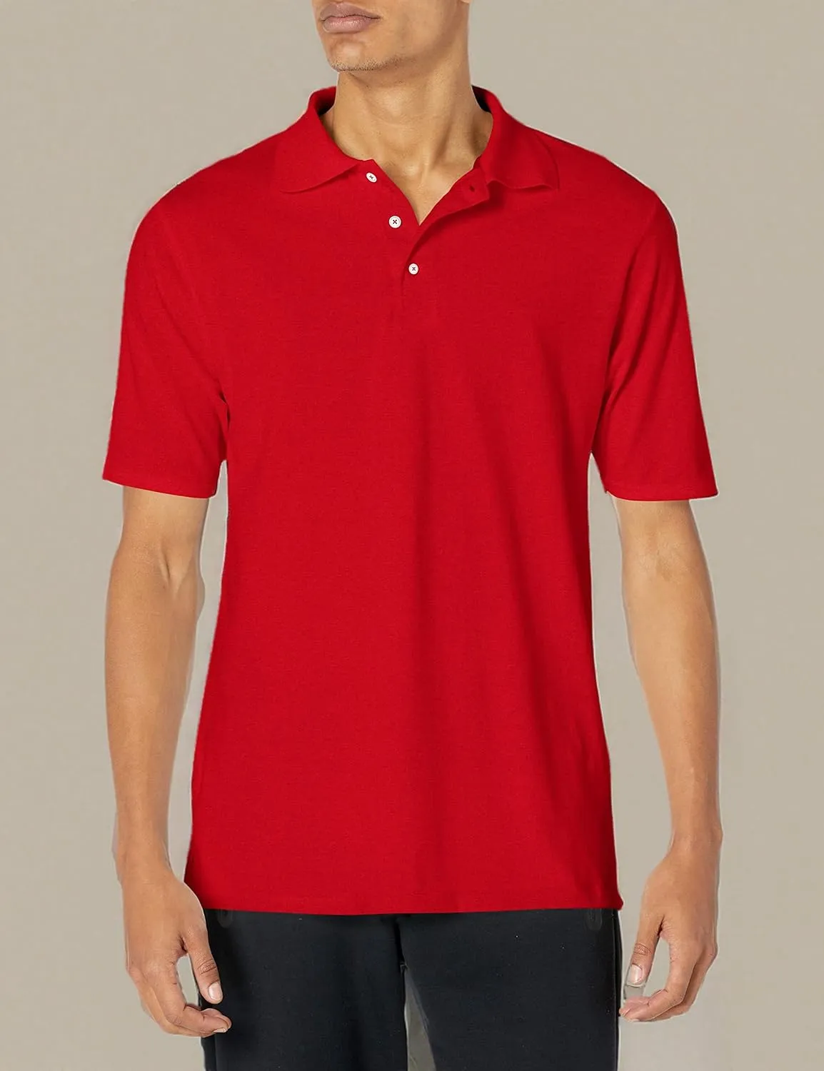 Hanes Men's Short Sleeve X-Temp Performance Polo