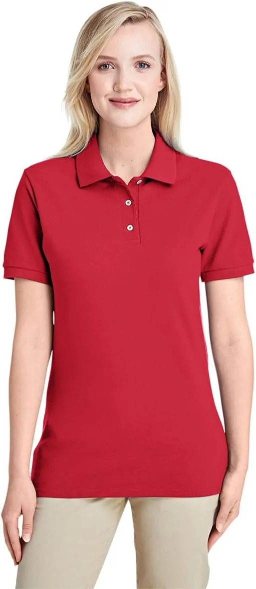 Jerzees 443W Women's Easy Care Double Mesh Ringspun Pique Sport Shirt