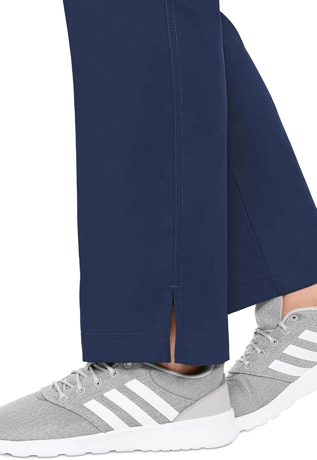 Med Couture Women's Yoga Pull-On Pant with 7 Pockets Ultra-Soft Rib-Knit Waistband and 2-Way Stretch Technology - MC7739