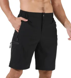 Suwangi Mens Hiking Cargo Shorts Quick-Dry Outdoor Athletic Short Travel Fishing Golf Tactical Short for Men with Multipocket