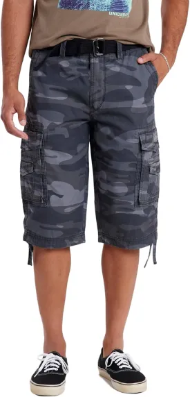 Unionbay Men's Cordova Belted Messenger Cargo Short - Reg and Big and Tall Sizes