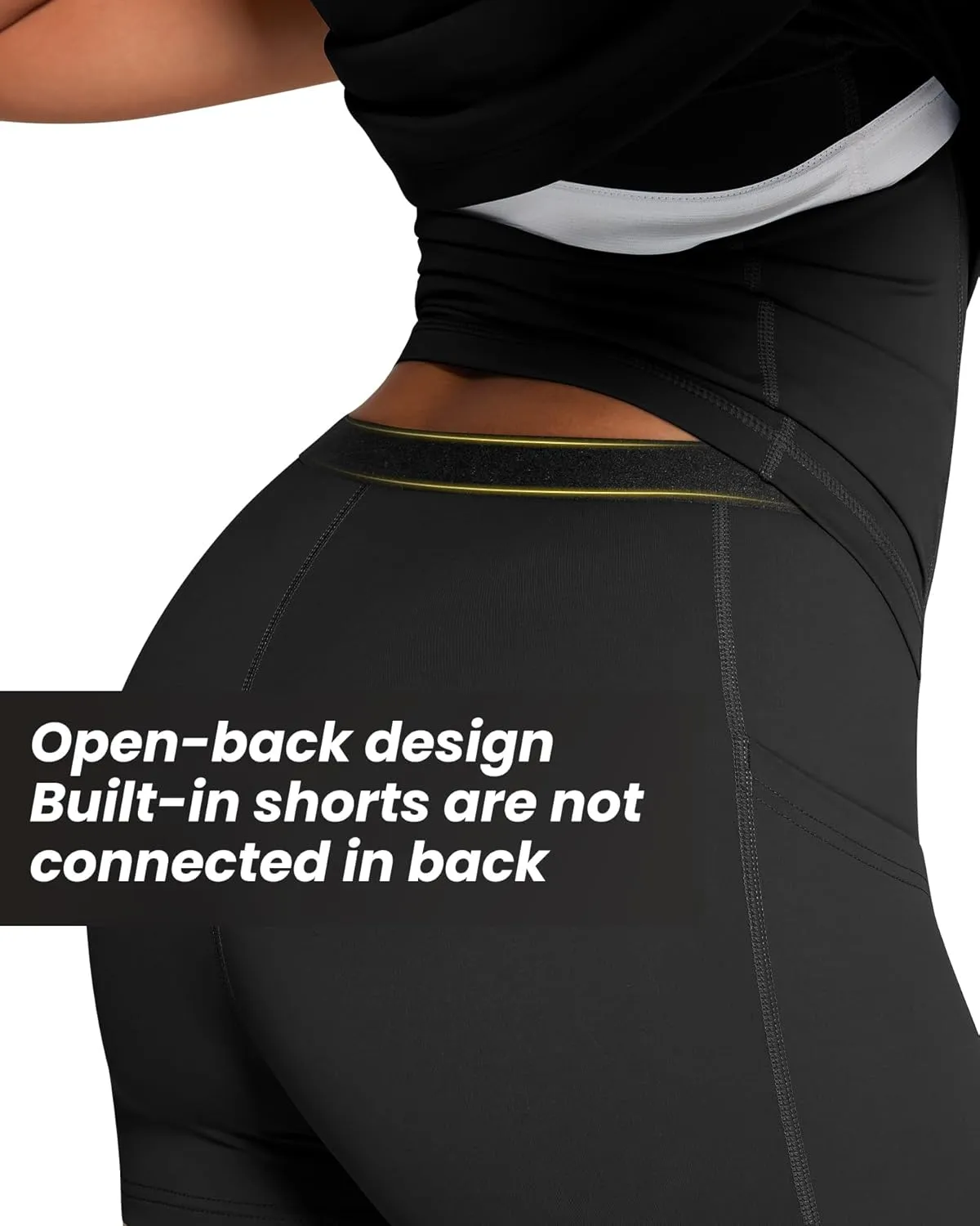 Womens Tennis Dress with Built in Easy Peezy Shorts Open-Back